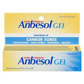 Anbesol Extra Strength Gel 20% Topical Anesthetic 7g
