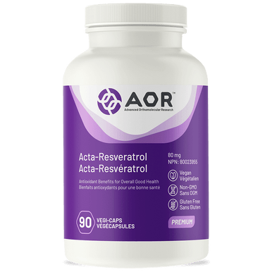 AOR Acta-Resveratrol 80mg 90 Vegi-Caps - HaloHealthcare.com