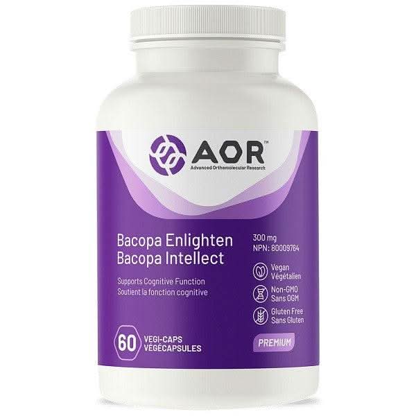AOR Bacopa Enlighten 300mg 60 Vegi-Caps - HaloHealthcare.com