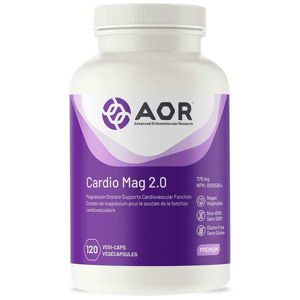AOR Cardio Mag 2.0 770mg 120 Vegi-Caps - HaloHealthcare.com
