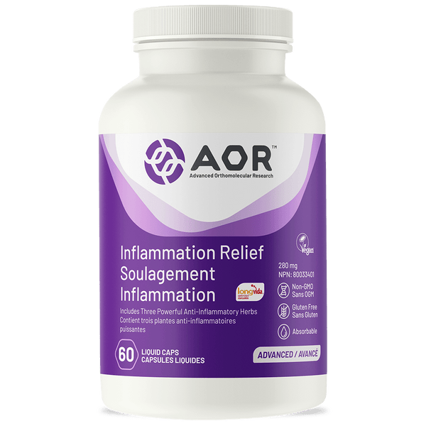 AOR Inflammation Relief 60 Liquid Capsules - HaloHealthcare.com