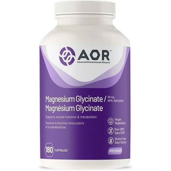 AOR Magnesium Glycinate 90mg - HaloHealthcare.com