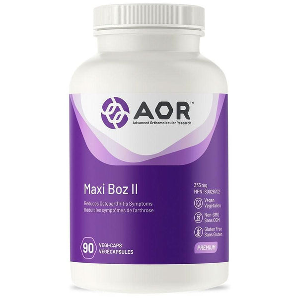 AOR Maxi Boz II 333 mg 90 Veg Capsules - HaloHealthcare.com