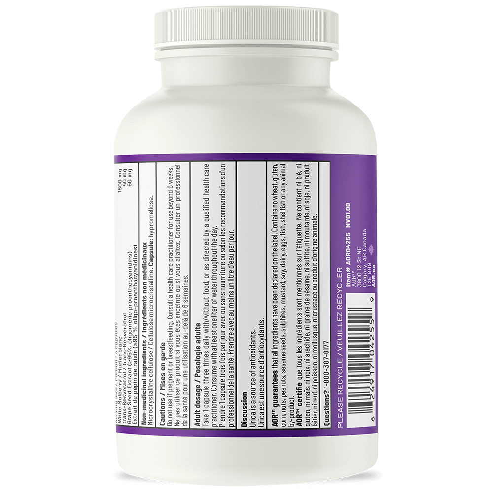 AOR Urica 530mg 90 Vegi-Caps | Uric Acid Support