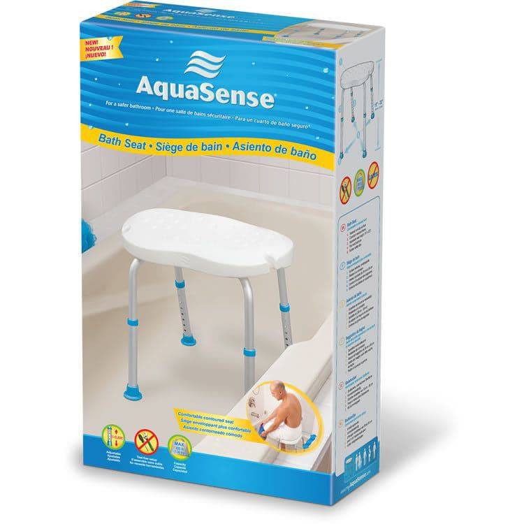 AquaSense Ergonomic Adjustable Bath Seat without Backrest