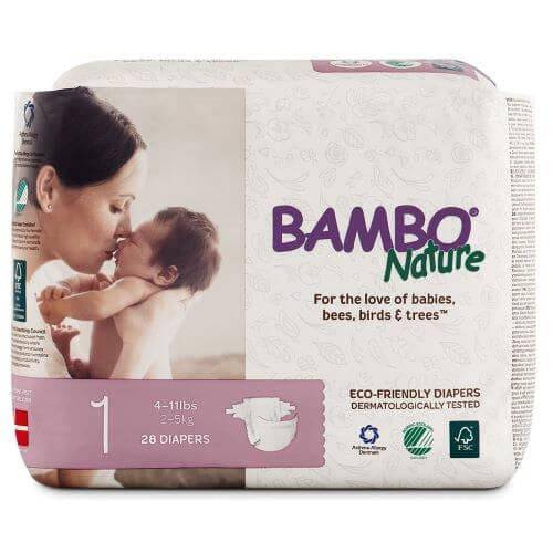 Bambo Nature Eco-Friendly Disposable Baby Diapers