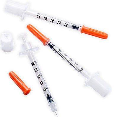 BD Insulin Syringes with BD Ultra-Fine Needle - Box of 100
