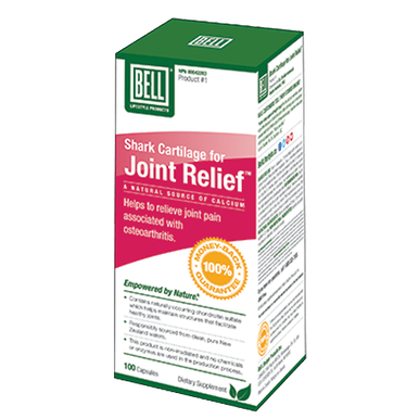Bell Lifestyle Products Shark Cartilage for Joint Relief 100 capsules