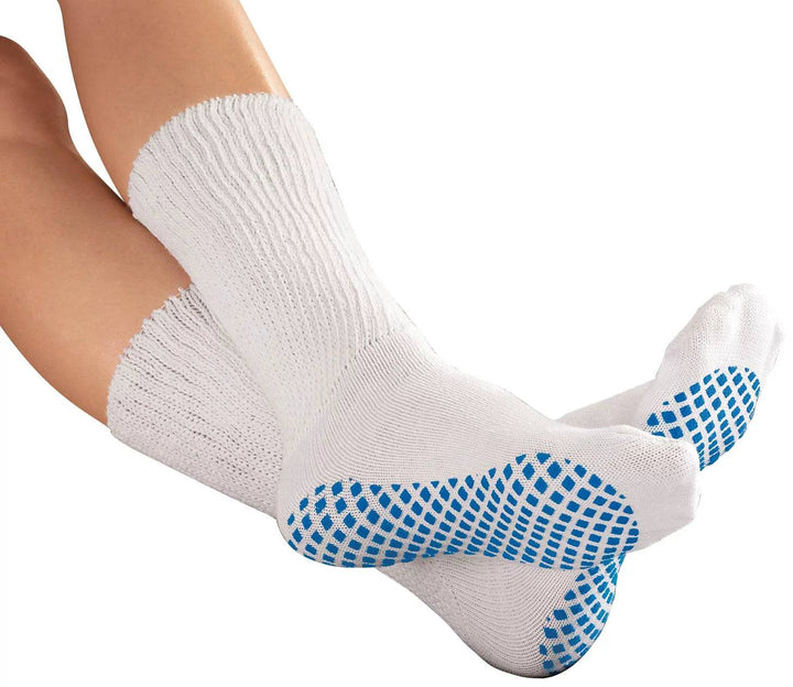 Snuggle Toes Ladies Slipper Socks With Grippers