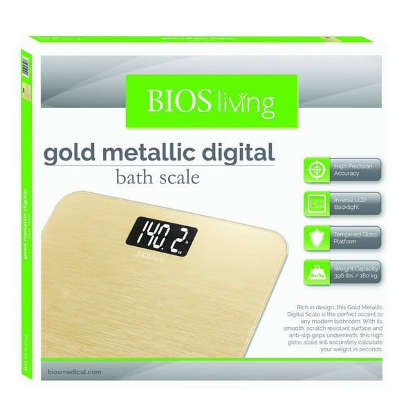 BIOS Medical BIOS Living Gold Metallic Digital Bath Scale