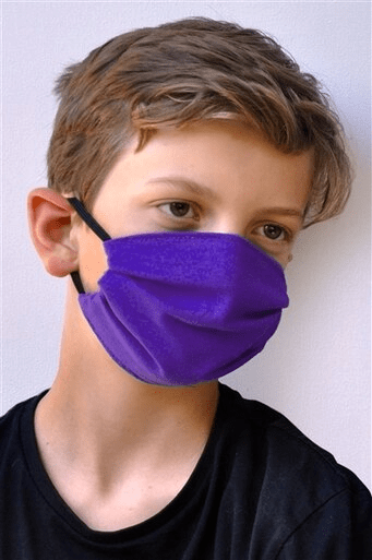 Brave Face Fraser Organic Reusable Face Mask for Kids (Assorted Colours)