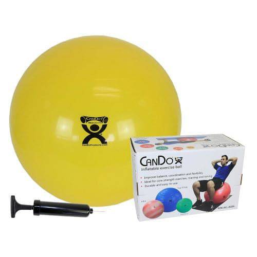 CanDo Inflatable Exercise Ball with Pump
