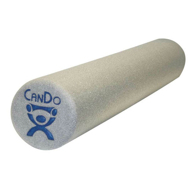 CanDo Foam Roller for Back - Grey Standard Density