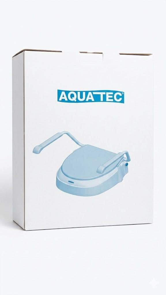 Invacare Adjustable Toilet Seat Raiser with Lid and Armrests - AT900