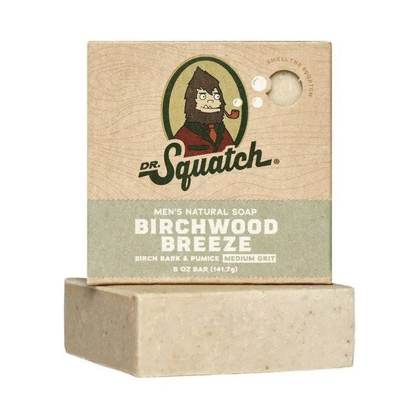 Dr. Squatch Men's Natural Soap Birchwood Breeze 5oz (141.7g)
