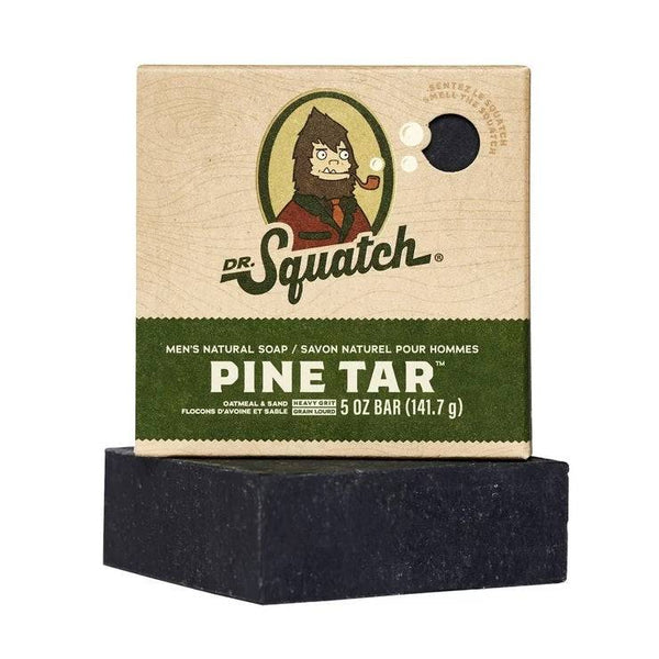 Dr. Squatch Men's Natural Soap Pine Tar 5oz (141.7g)