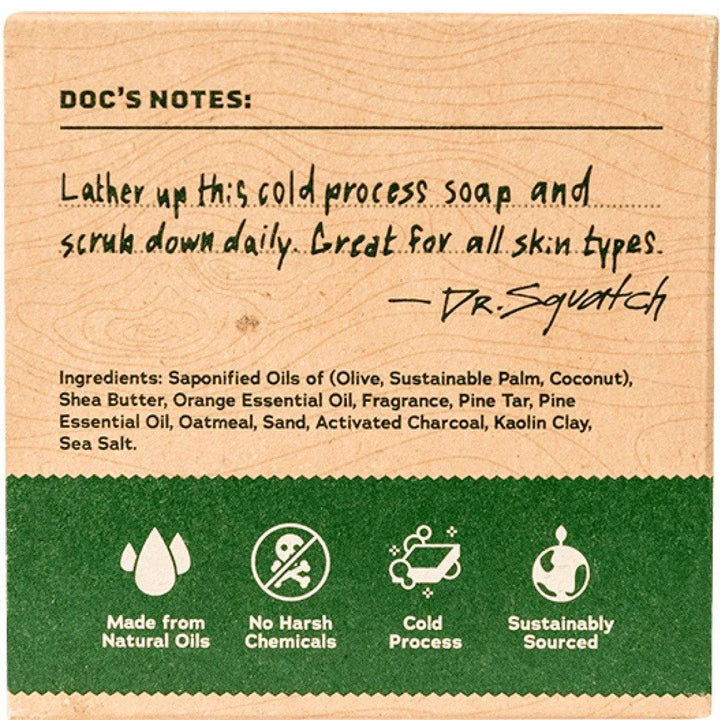 Dr. Squatch Men's Natural Soap Pine Tar (141.7g)
