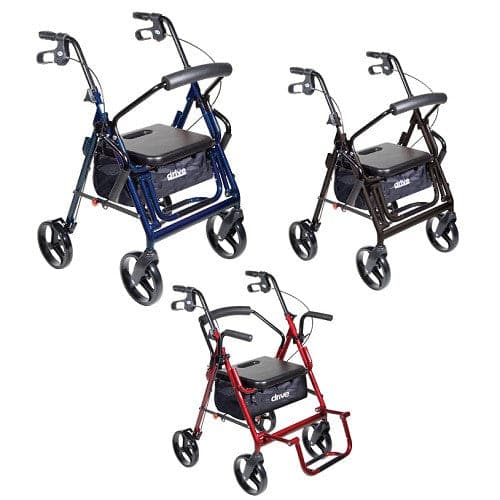 Drive Medical Duet Rollator & Transport Wheelchair