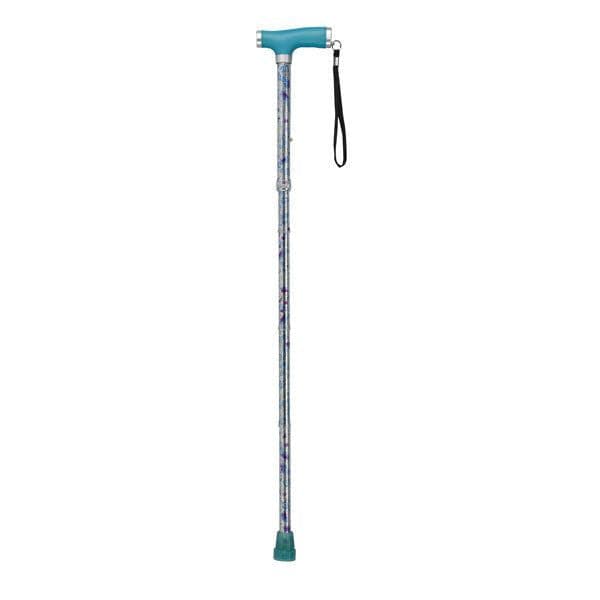 Drive Medical Folding Cane with Glow in the Dark Handle and Tip