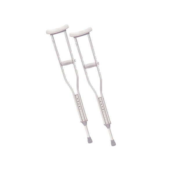 Drive Medical Walking Crutches with Underarm Pad and Handgrip YOUTH 1 Pair/BX