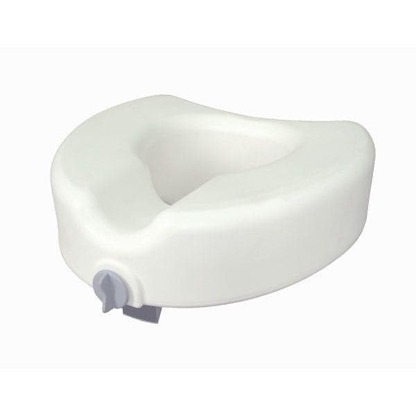 Drive Medical Premium Plastic Raised, Regular/Elongated Toilet Seat, with Lock