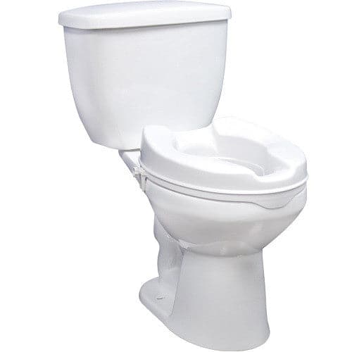 Drive Medical Raised Toilet Seat 4" with Lock