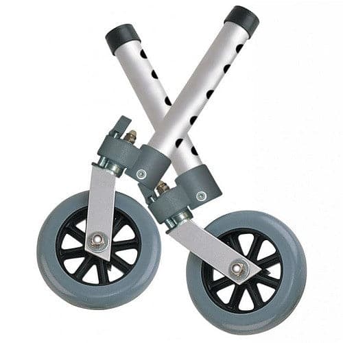 Drive Medical 5 Inch Swivel Wheels With Lock for Walker