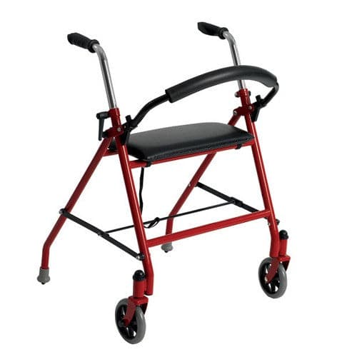 Drive Medical Two Wheeled Walker with Seat