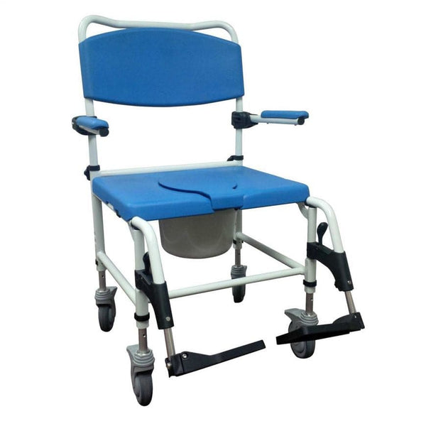 Drive Bariatric Aluminum Rehab Shower Commode Chair