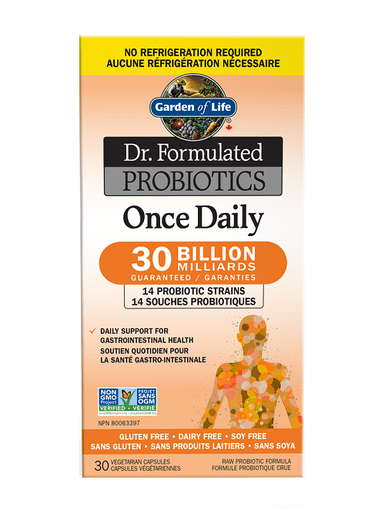 Garden of Life Dr. Formulated Probiotics Once Daily 30 Billion Shelf Stable - 30 Veg Capsules