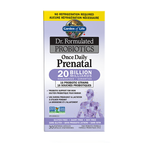 Garden of Life Dr. Formulated Probiotics Once Daily Prenatal 20 Billion Shelf Stable - 30 Veg Capsules