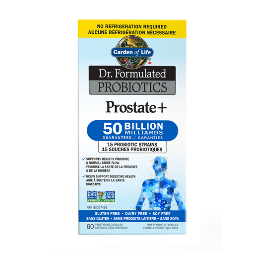 Garden of Life Dr. Formulated Probiotics Prostate+ 50 Billion Shelf Stable - 60 Veg Capsules