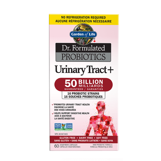 Garden of Life Dr. Formulated Probiotics Urinary Tract+ 50 Billion Shelf Stable - 60 Veg Capsules