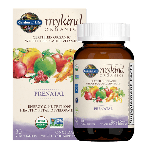 Garden of Life mykind Organics Prenatal Once Daily 30 Vegan Tablets