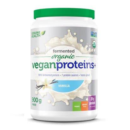 Genuine Health Fermented Organic Vegan Proteins+ Vanilla