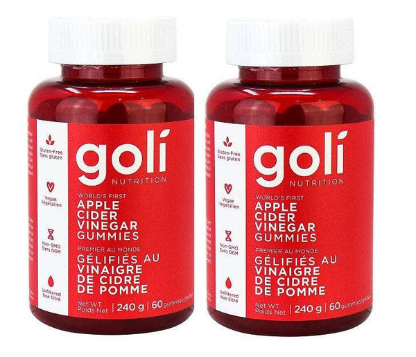 Goli Apple Cider Vinegar Gummies 2 Pack