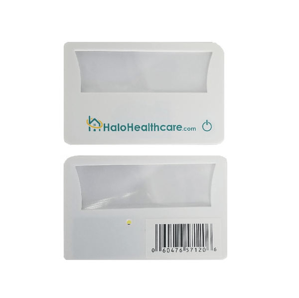 Halo Healthcare Magnifier Credit Card with LED Light