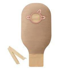 Hollister New Image Beige Two Piece Drainable Ostomy Pouch - Clamp Closure