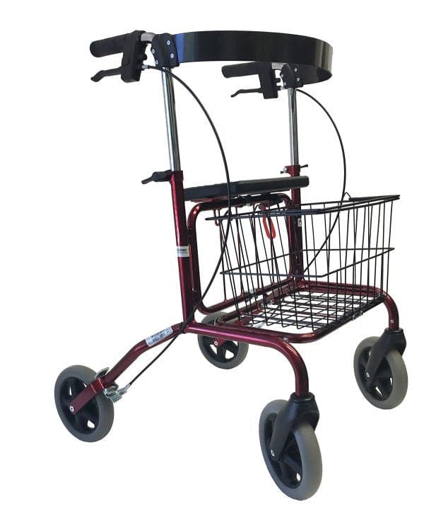 Human Care Rebel 72 Rollator With Back Support & Basket