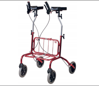 Human Care Rebel RA 67 Rollator With Back Support & Basket