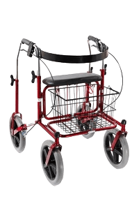 Human Care Carl-Oskar 72 Rollator With Back Support & Basket