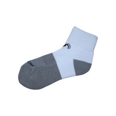 Incrediwear Above Ankle Quarter Sports Socks White 1 Pair