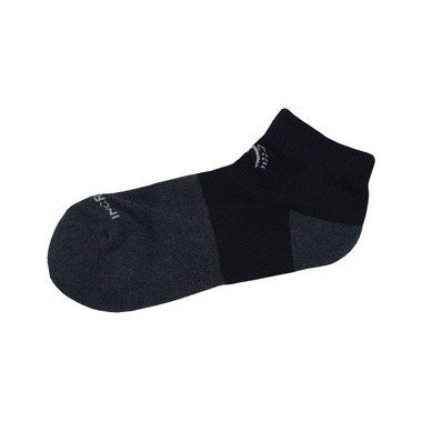 Incrediwear Below Ankle Low Cut Sports Socks Black 1 Pair