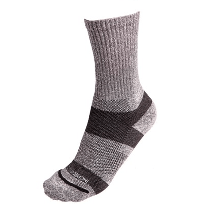Incrediwear Trek Socks for Hiking Grey 1 Pair