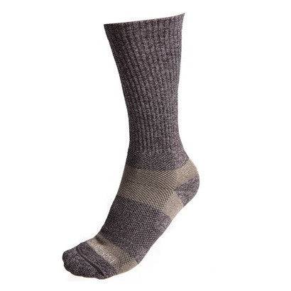 Incrediwear Trek Socks for Hiking Grey/Green 1 Pair