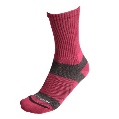 Incrediwear Trek Socks for Hiking Red 1 Pair