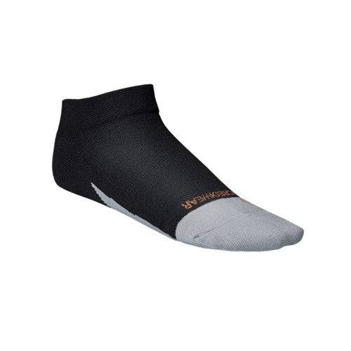 Incrediwear Above Ankle Quarter Sports Socks Black 1 Pair