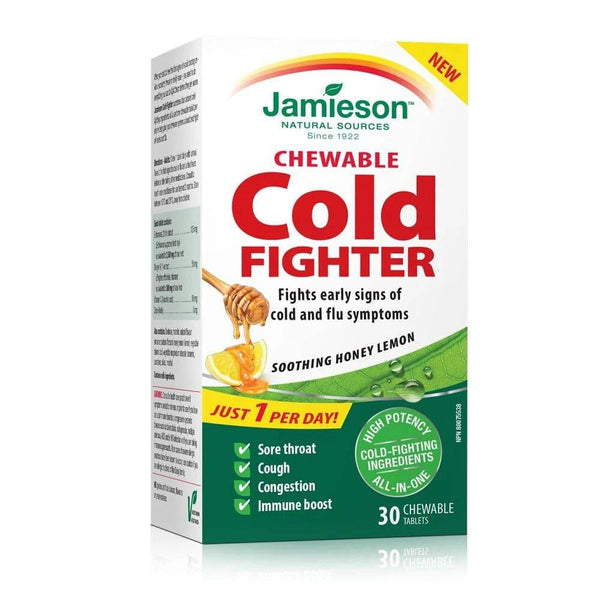 Jamieson Chewable Cold Fighter Tablets - HaloHealthcare.com