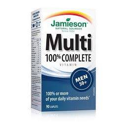 Jamieson 100% Complete Multivitamin for Men 50+ 90 Caplets