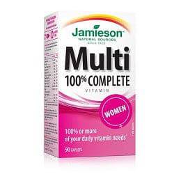 Jamieson 100% Complete Multivitamin for Women 90 Caplets